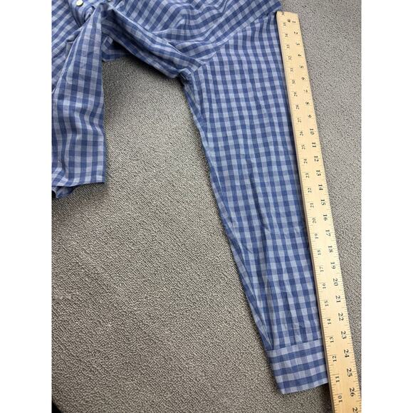 Brooks‎ Brothers Regent Button Down Shirt Men's Large Blue Plaid Colorful Preppy - Picture 11 of 11